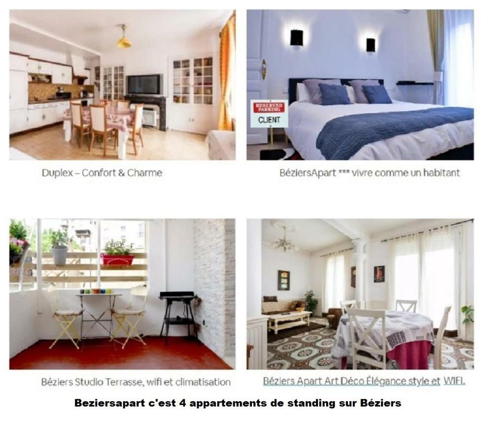 Duplex - Confort & Charme Béziers Zewnętrze zdjęcie